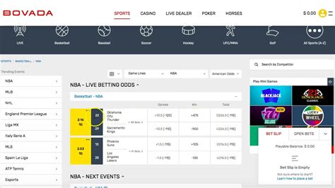 Live Sports Betting at Bovada 